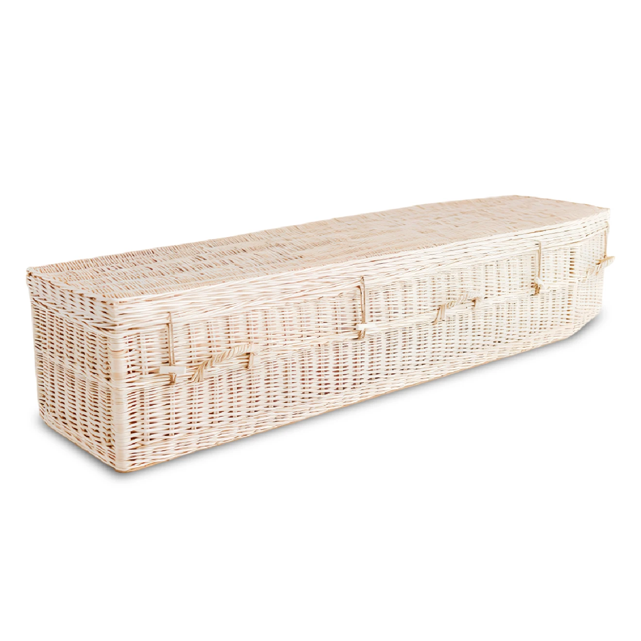 The Celtic White Wicker Basket Celtic Coffins